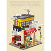 1155pcs HUIYOYOYI H1012 Japanese Street Scene – Detective Convenience Store [Includes Rechargeable Battery Box & LED Light Strip]