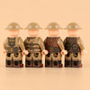 MTZ035-MTZ038 British Army in World War I Minifigures