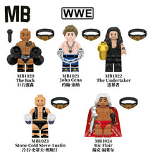 MB1020-MB1024 WWE Wrestler Duelist Series Minifigures