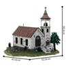 (Gobricks version) 4796pcs MOC-181146 Western Church - Valentine Red Dead Redemption 2