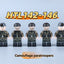 HTL142-146 WWII Air Force Camouflage Paratrooper Minifigures
