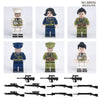 M8256 M8052 Military Parade Honor Guard Series Minifigures