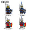 N501U-504U Medieval Castle Knight Series Minifigures