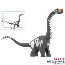 KL3318-KL3323 Titanosaurus Jurassic World Brachiosaurus Dinosaur Minifigures