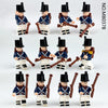 8037A 8037B 8037C Medieval European Soldier Minifigures