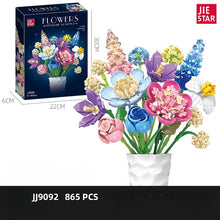 865pcs JIESTAR  JJ9092 Flowers Fingertip Romance