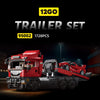 1728 pcs 12GO Trailer Set (Scania tractor unit + red Ferrari sports car)