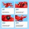 581pcsJIESTAR JJ9255 Hand-Cranked Pig Airplane