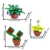 (Gobricks version) 373pcs MOC Small carnivorous bonsai plants