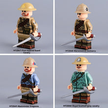 MTZ047-MTZ050 Scottish cavalry in World War I Minifigures