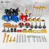 1604A-E 1601-I-A 1601-I-B 1601-J 76419 Medieval Carriage Weapon Kit minifigure