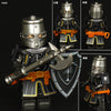 ST3631-3636 Medieval series white horse robe knight Minifigures