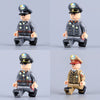 MTUV142-MTUV145 German Field Marshal General in World War II minifigures