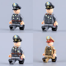 MTUV142-MTUV145 German Field Marshal General in World War II minifigures