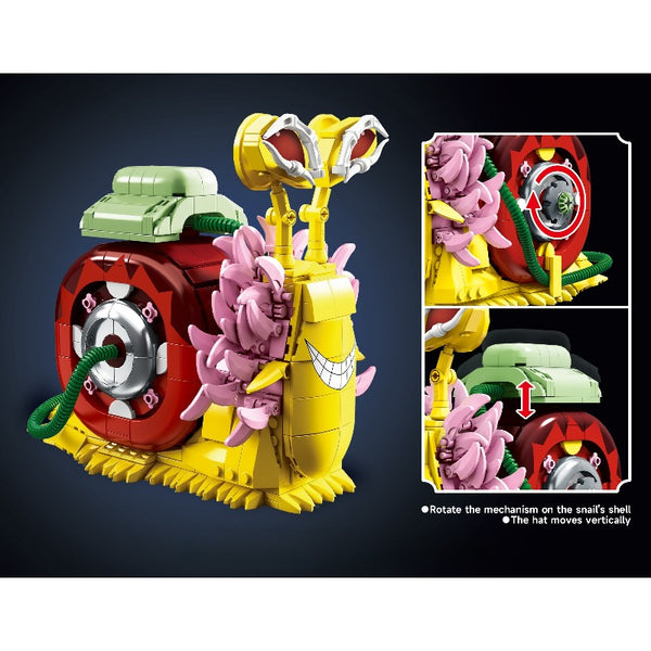 738pcs DK 1591 Mingo Den Den Mushi – Joy Bricks