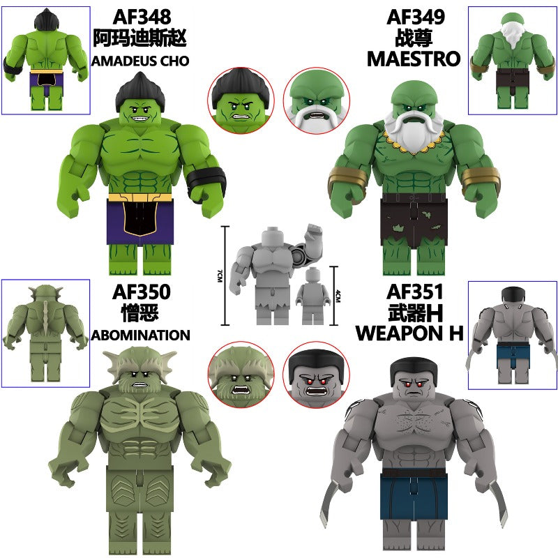 AF348-351 superhero Series Amadeus Cho Maestro Minifigures – Joy