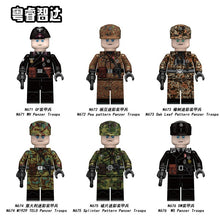 N671-N676 WW2 German Panzer Troops Minifigures