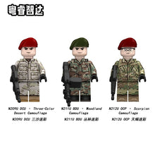 N209U-212U Modern U.S. Military Camouflage Minifigures