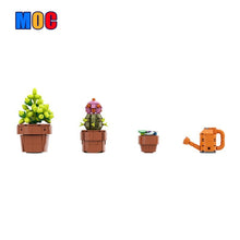 (Gobricks version) 400pcs MOC Drought-tolerant plants in small pots