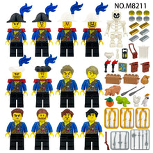 M8210 M8211 2 styles pirate minifigures