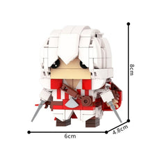 (Gobricks version) 273pcs MOC-215609 Ezio Auditore da Firenze Brickheadz- Assassin's Creed II