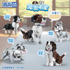 829 pcs ZHEGAO 991004 Beagle Hound 4in1