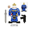DLL016-021 Warhammer 40K Space Marine Ultramarines Minifigures (8.2CM)