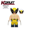 KT1077 Super heroes series Deadpool & Wolverine minifigures