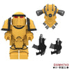 DXMH741-744 Warhammer MK3 Armor Extreme Warrior Minifigures