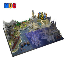 (Gobricks version) 3466PCS MOC-203377 Castle Grounds and Village Expansion (76419)