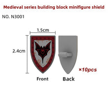 N3001-3009 Medieval Castle Man Shield Minifigures