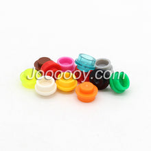 100 pcs 1*1 round plates MOC bricks 4073 6141