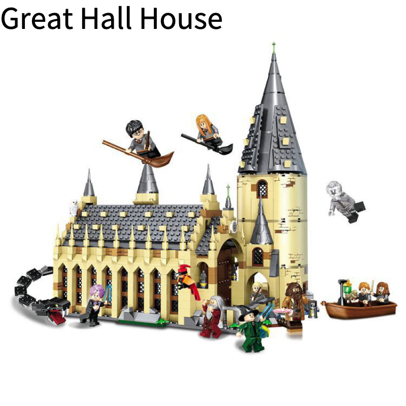 878pcs Great Hall House & 753pcs The Whomping Willow Harry Potter