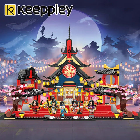 2000+pcs K20114 keeppley Onmyoji: Hundred Ghosts Night Scene