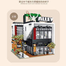 3423PCS XMORK10208 XMORKMODEL The Alley Modular with lights kit