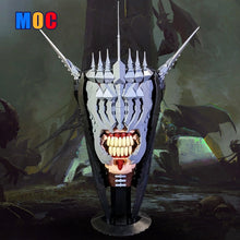Mouth of Sauron Helmet MOC-139487 Building Set Compatible with LEGO