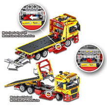 1115PCS lepin20021 LELE38042 Technology Flatbed Truck