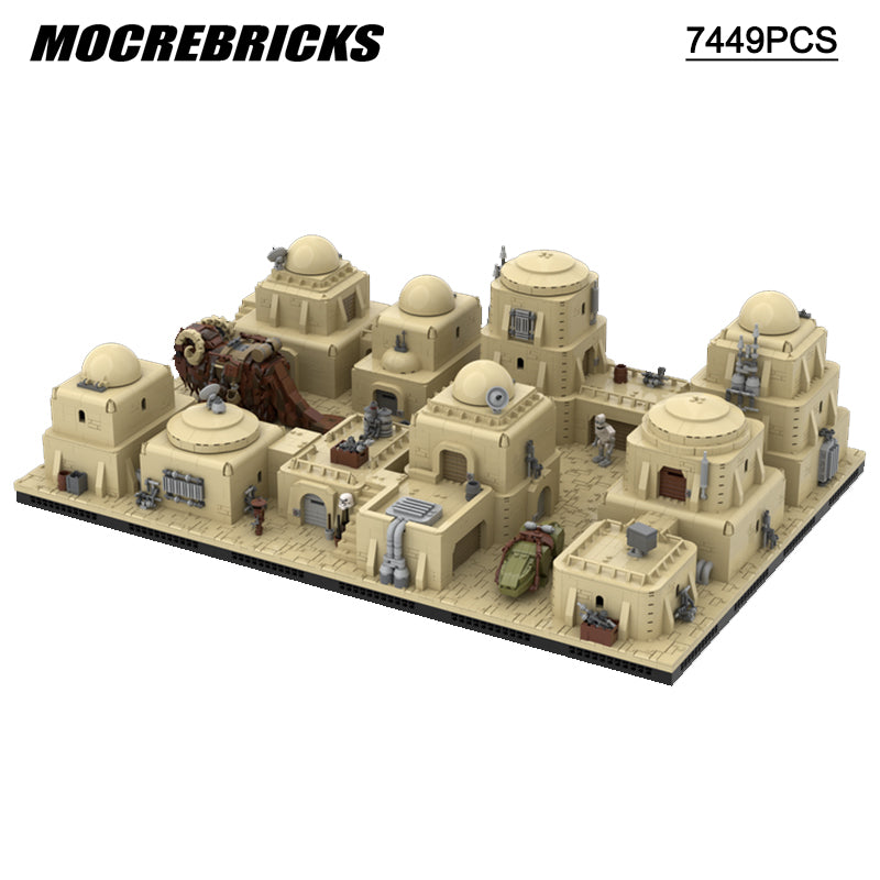 MOC Modular Tatooine Tatooine City Space Wars