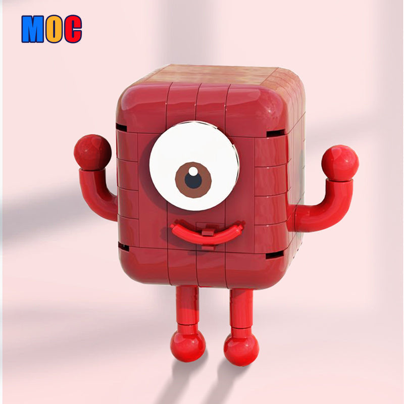 (Gobricks version)MOC-105148 ONE - Number blocks Cube