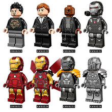 KM66029-66036 Superhero Series Iron Man Armor Minifigures