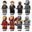 KM66029-66036 Superhero Series Iron Man Armor Minifigures