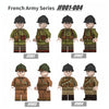 JF001-004 Military Minifigures French Army