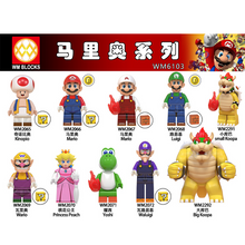 WM6103 Plumber Mario Luigi Minifigures