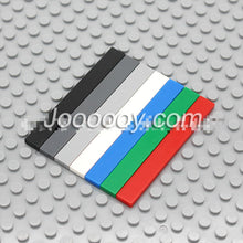 10 pcs 1*8 flat tiles MOC bricks 4162