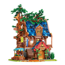 2566PCS Reobrix 66008 Medieval European Tree House
