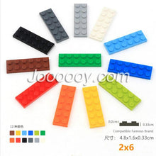 10 pcs 2*6 plates MOC bricks 3795