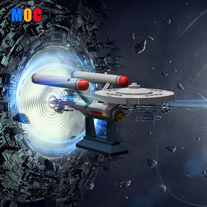 (Gobricks version)MOC-6021 Constitution Class U.S.S. Enterprise NCC-1701 from Star Trek