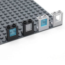 20pcs Window 1x2x2 Plane with Trans-Black Glass (2377+4862)