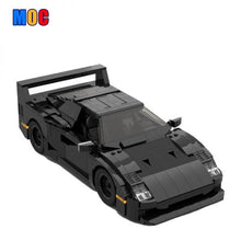 1431PCS MOC Building Blocks Italian Supercar Static Model