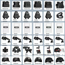 Military Minifigures Special Police Quipment Arsenal Accessories
